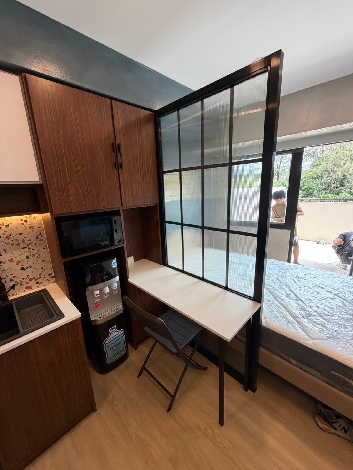 On-site installation work at Alejandria Condo Unit