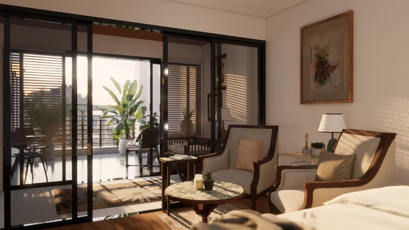 Torres Condominium Unit living area
